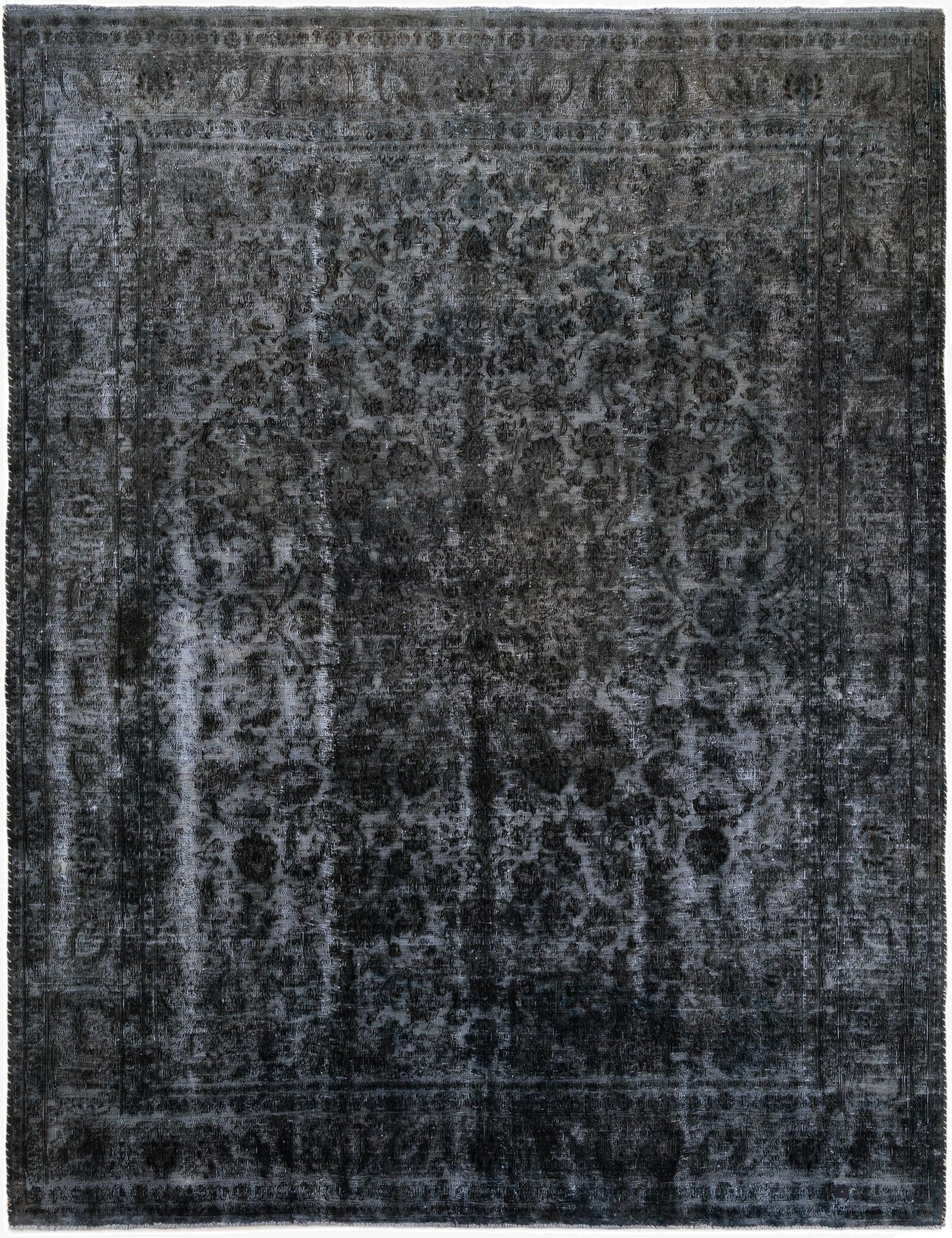  9' 5 x 12' 2  Hand Knotted Ultra Vintage Persian Wool Rug