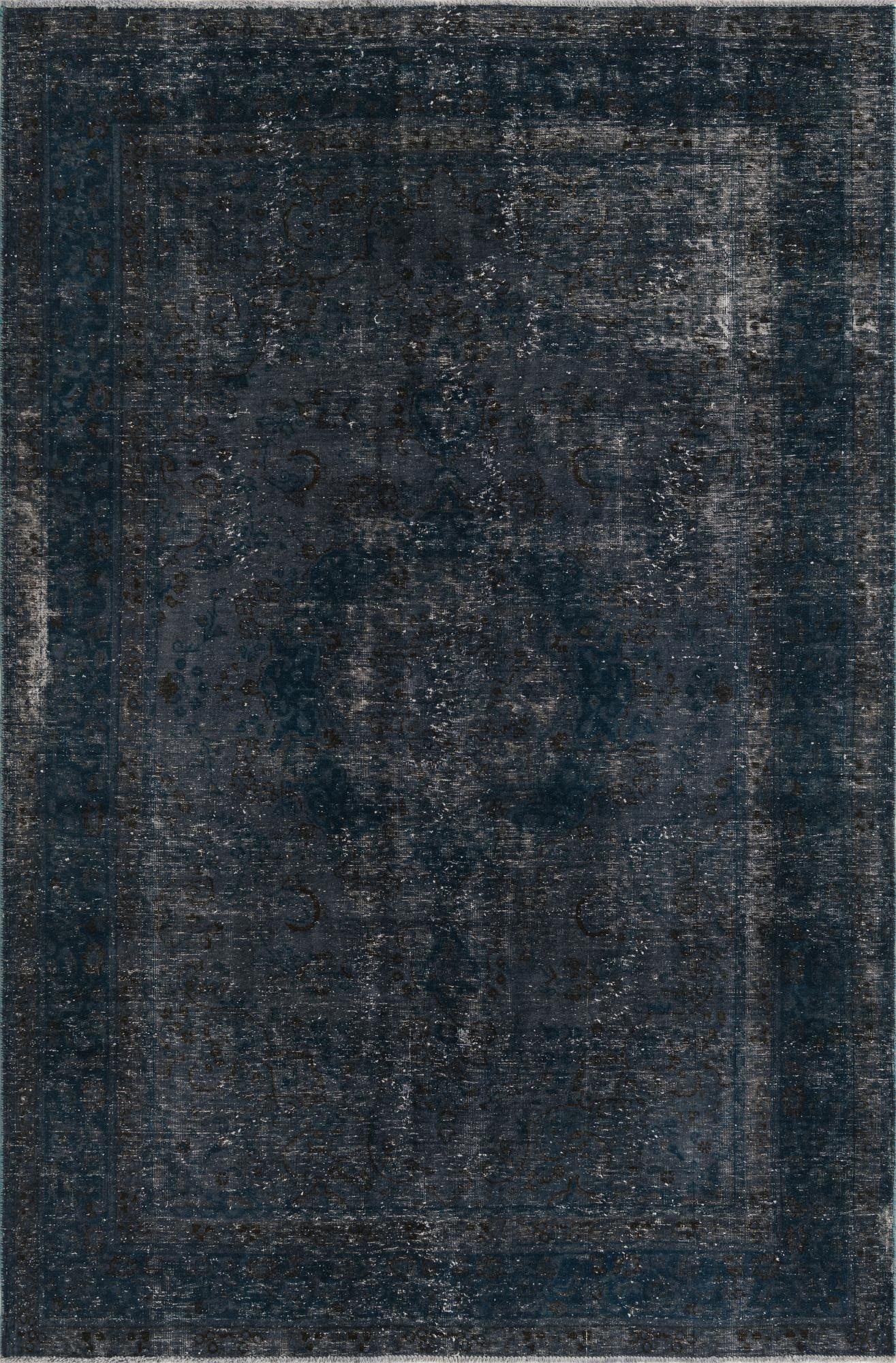  6' 5 x 9' 7  Hand Knotted Ultra Vintage Persian Wool Rug