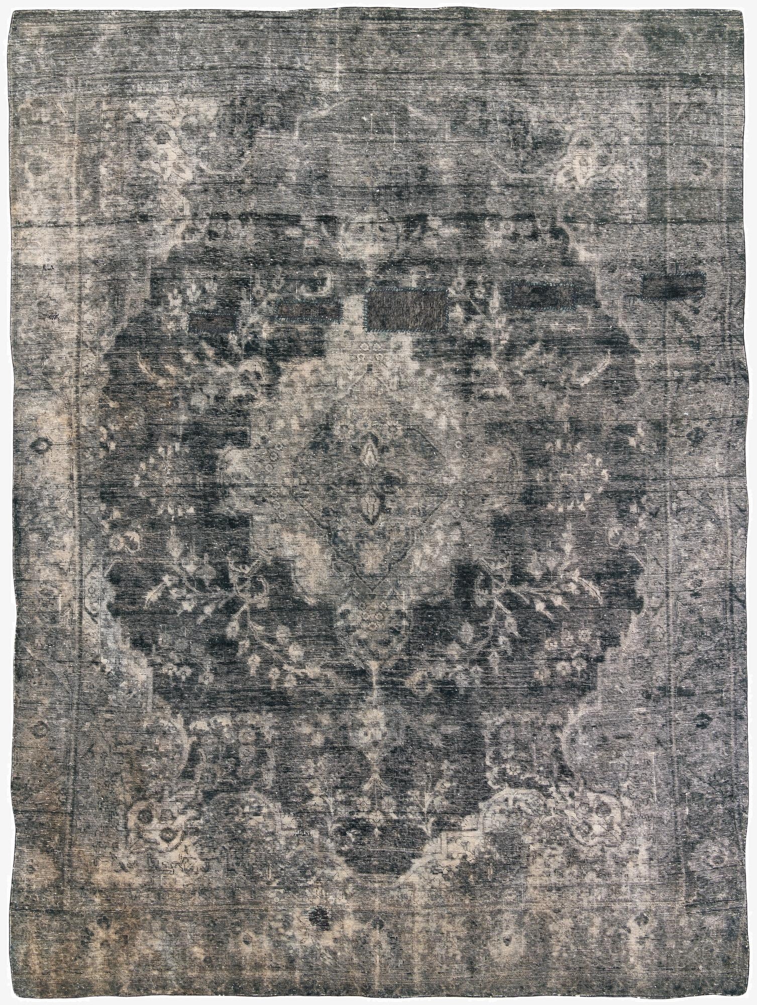  9' 3 x 12' 10  Hand Knotted Ultra Vintage Persian Wool Rug