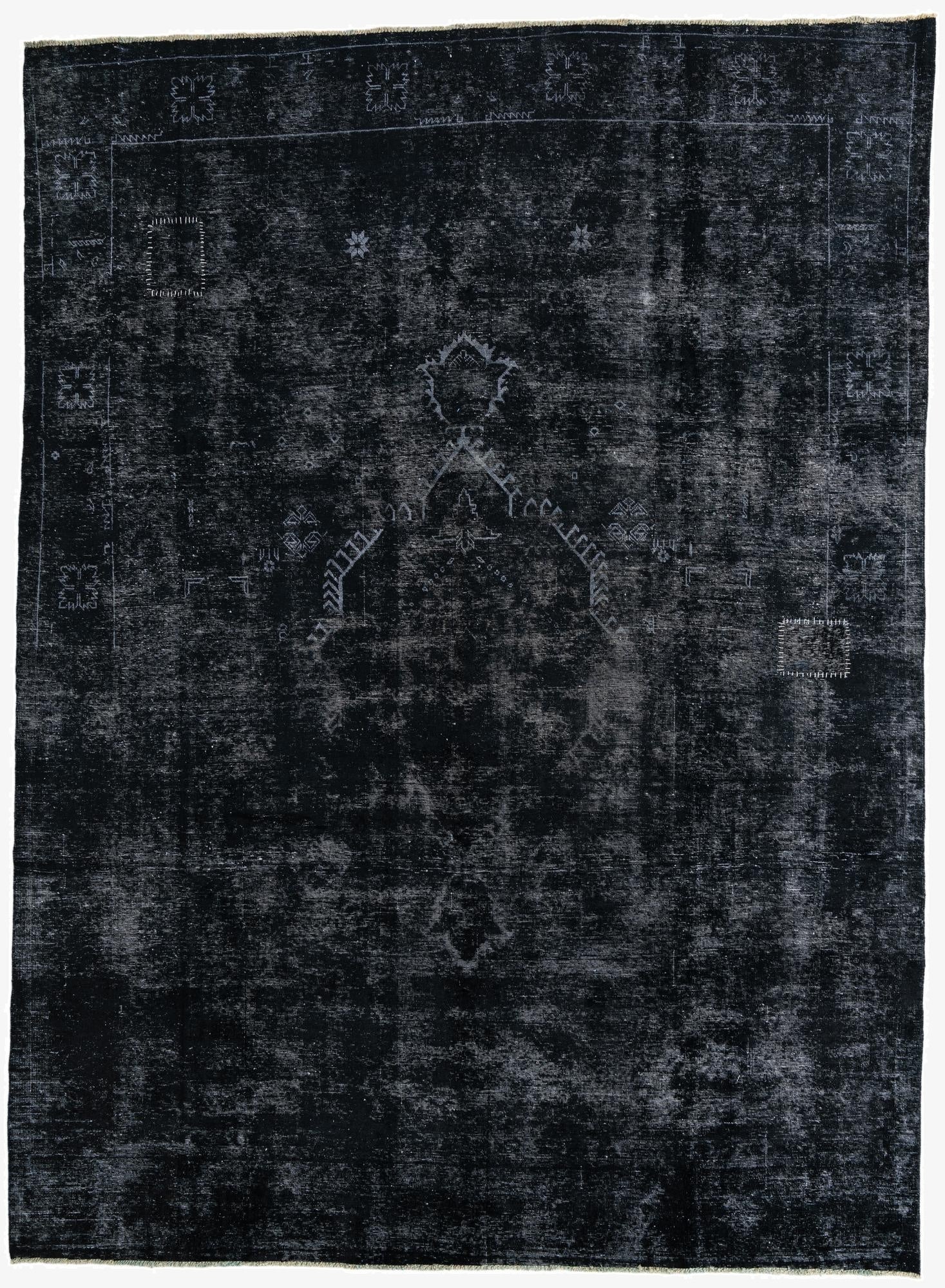  9' 3 x 12' 7  Hand Knotted Ultra Vintage Persian Wool Rug