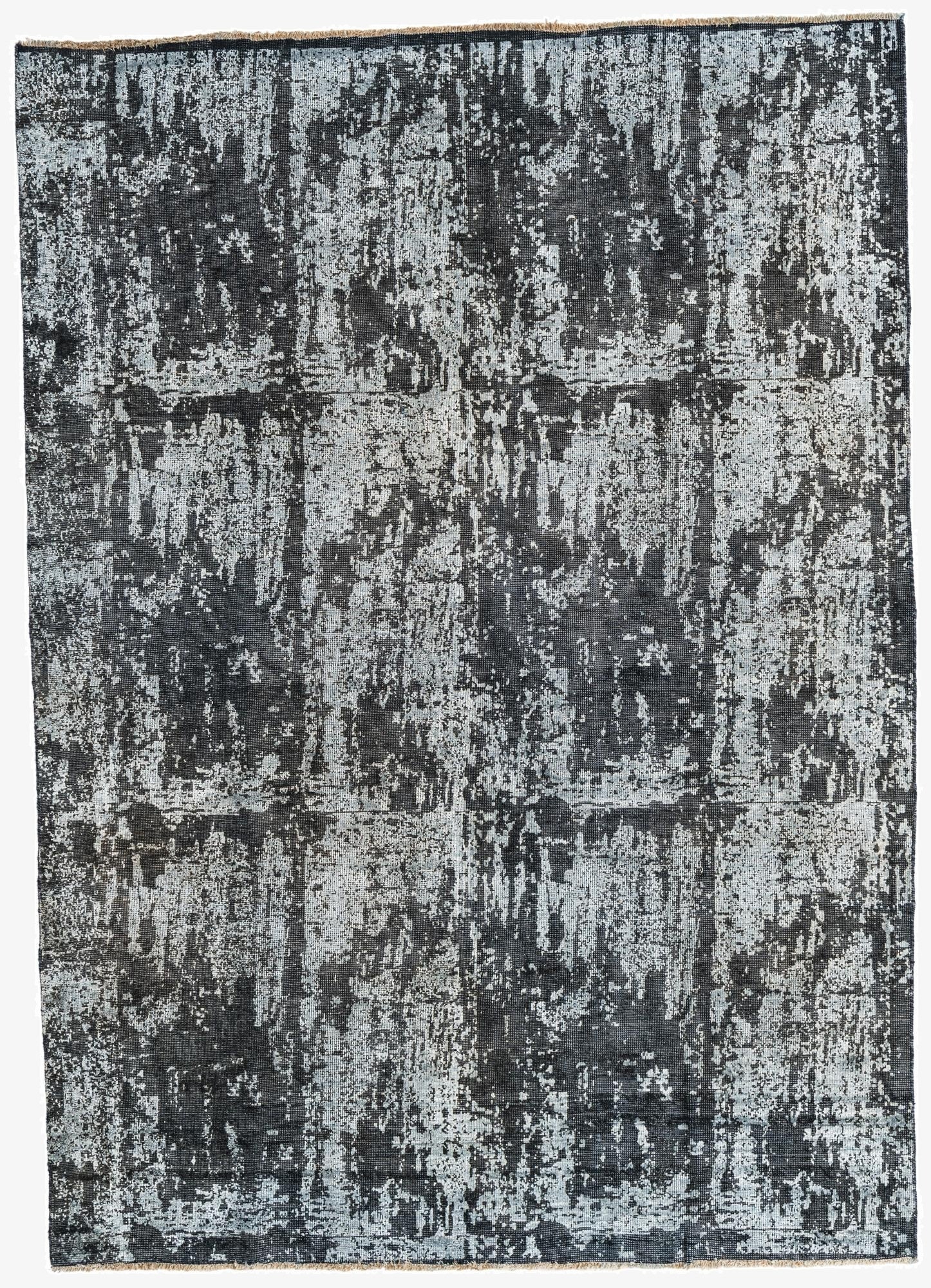  6' 4 x 8' 10  Hand Knotted Ultra Vintage Persian Wool Rug