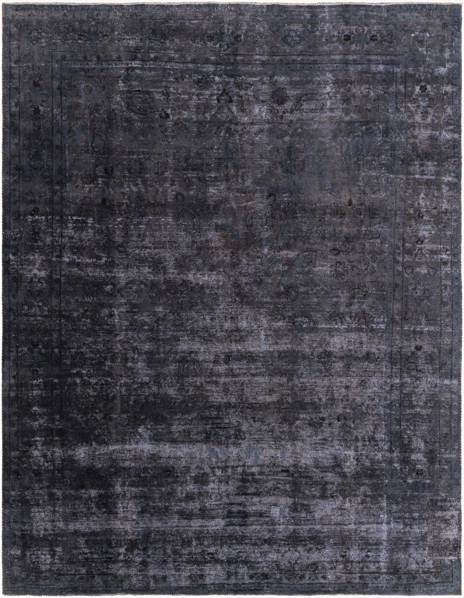  9' 8 x 12' 3  Hand Knotted Ultra Vintage Persian Wool Rug