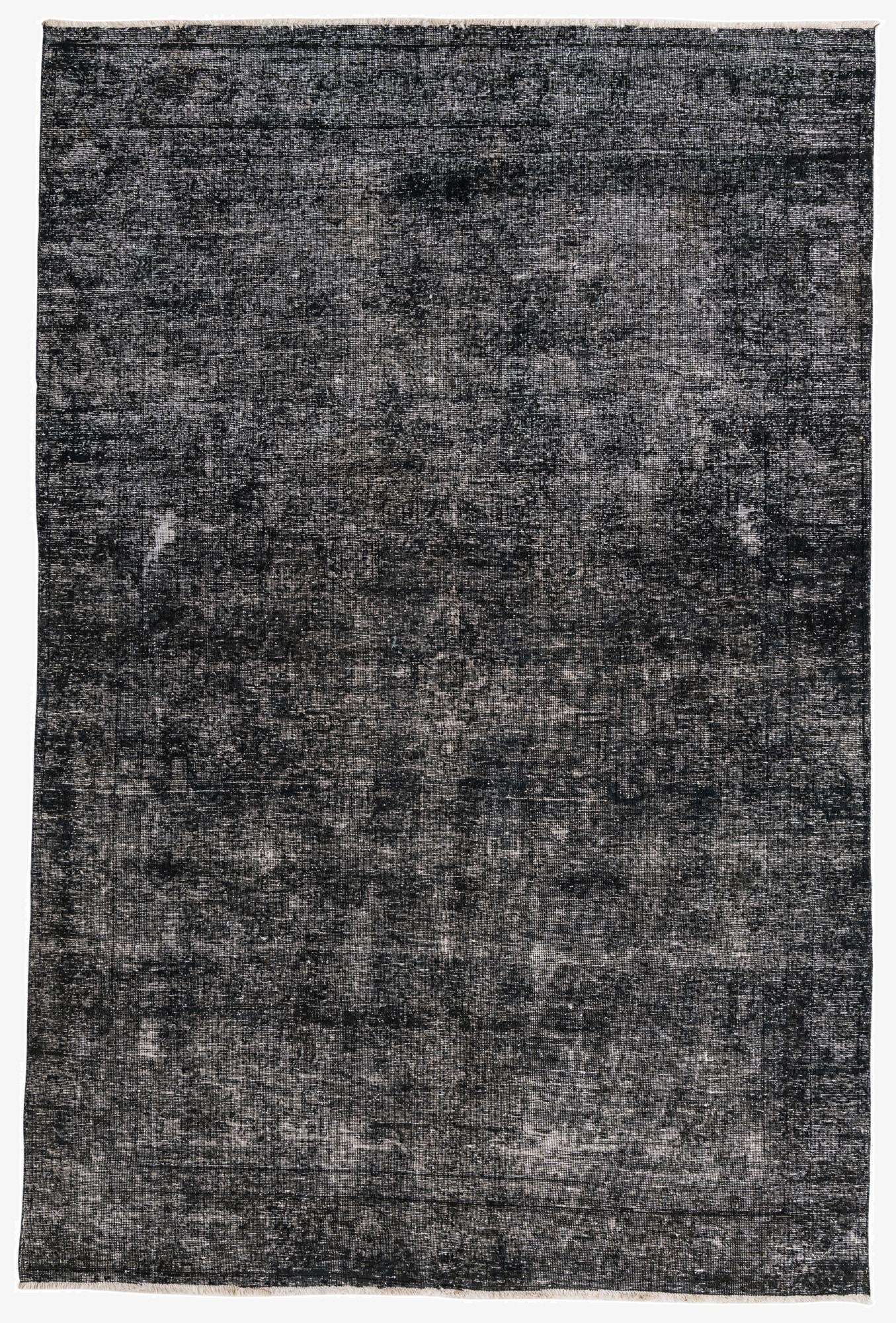  6' 1 x 9' 3  Hand Knotted Ultra Vintage Persian Wool Rug