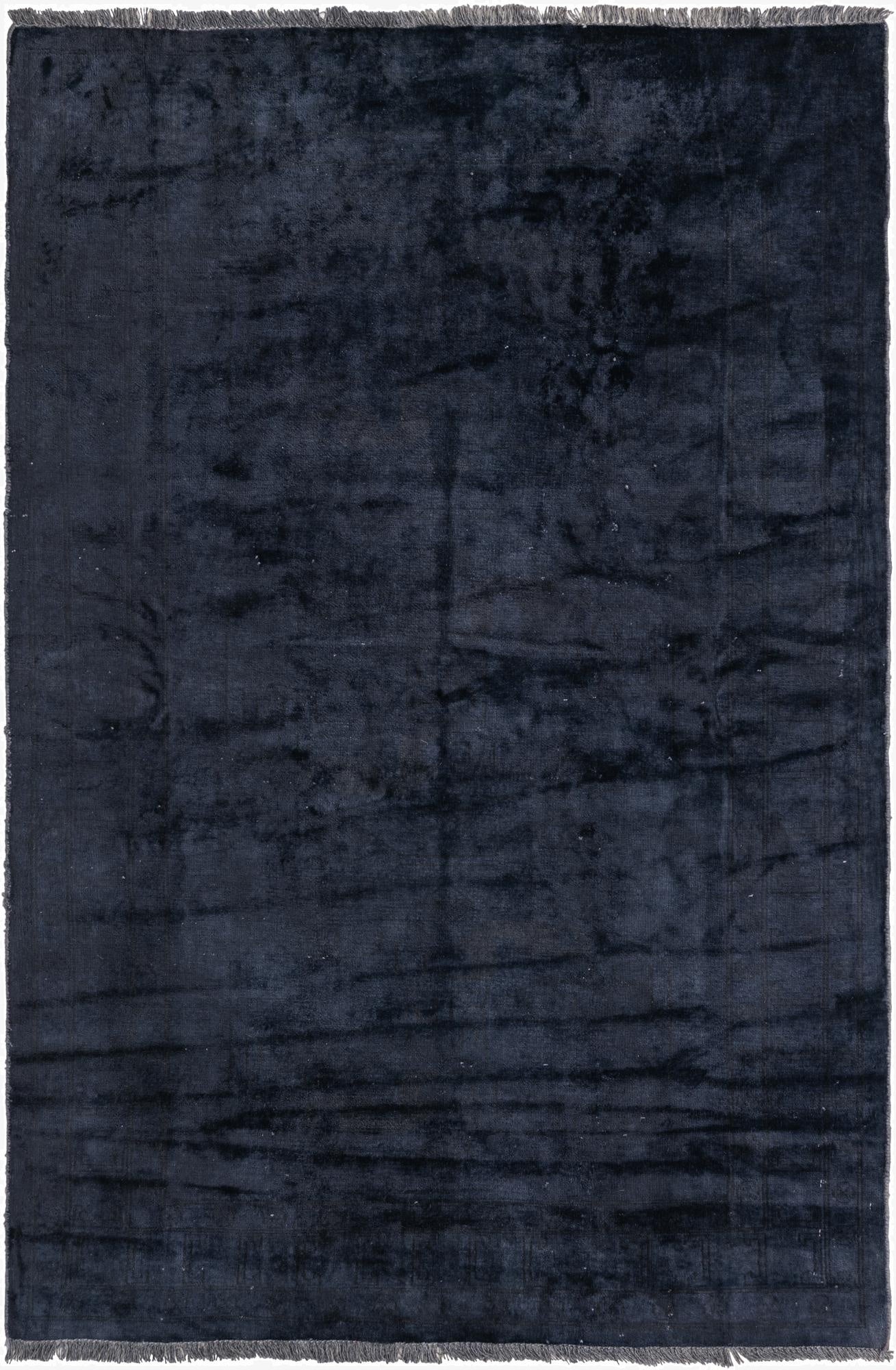  4' 2 x 6' 4  Hand Knotted Ultra Vintage Persian Wool Rug