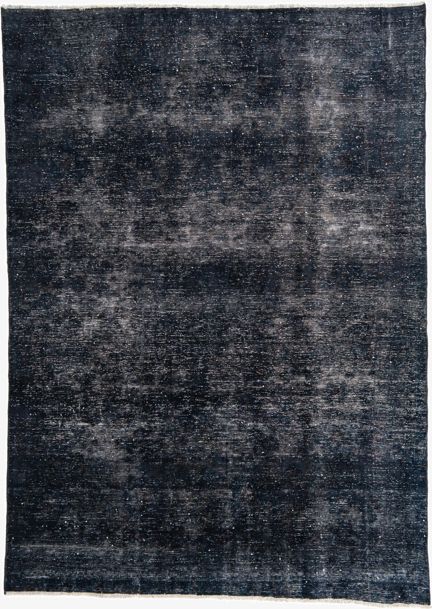  6' 7 x 9' 3  Hand Knotted Ultra Vintage Persian Wool Rug