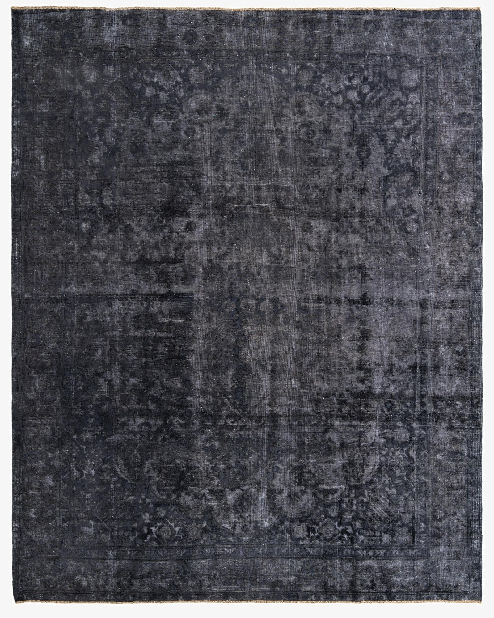  9' 9 x 12' 3  Hand Knotted Ultra Vintage Persian Wool Rug