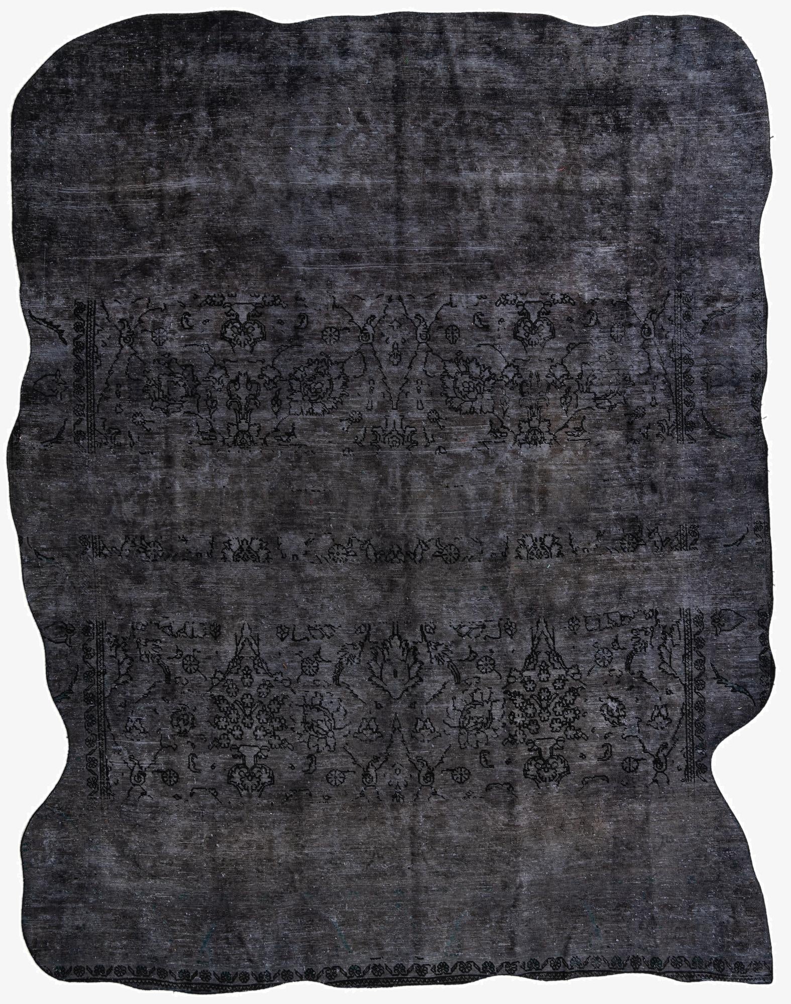  9' 7 x 12' 5  Hand Knotted Ultra Vintage Persian Wool Rug