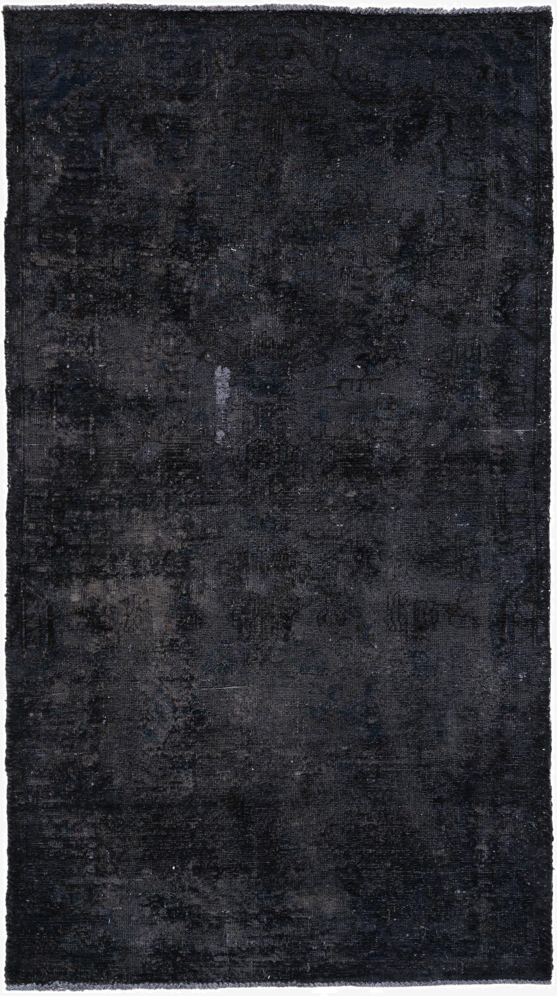  3' 5 x 6' 1  Hand Knotted Ultra Vintage Persian Wool Rug