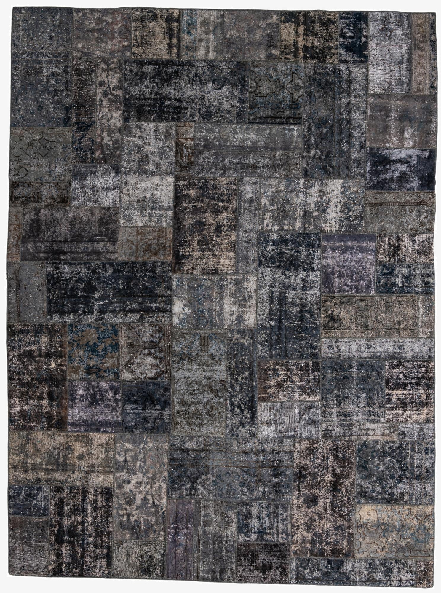  9' 1 x 12' 1  Hand Knotted Ultra Vintage Persian Wool Rug