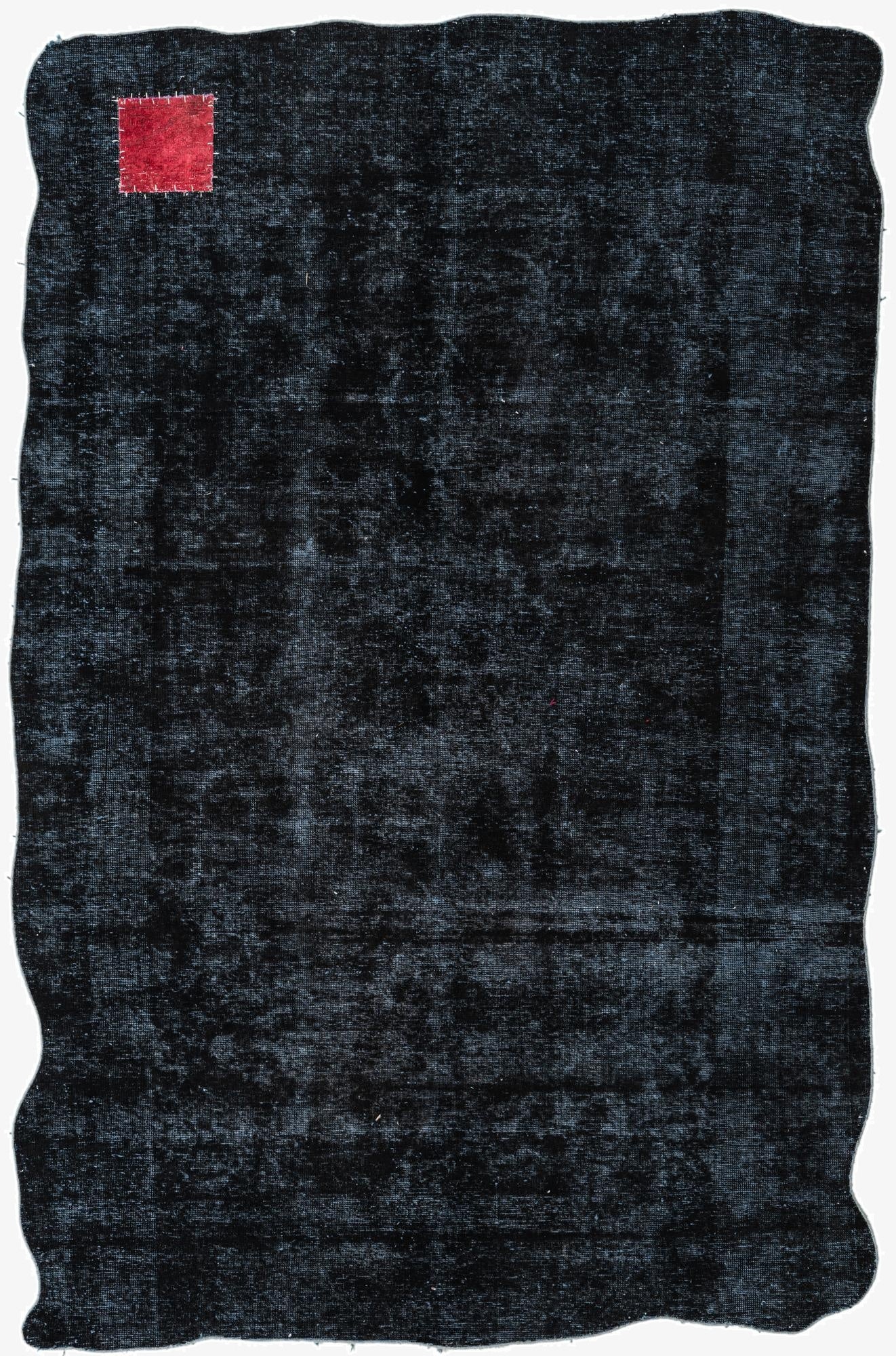  5' 9 x 9'  Hand Knotted Ultra Vintage Persian Wool Rug