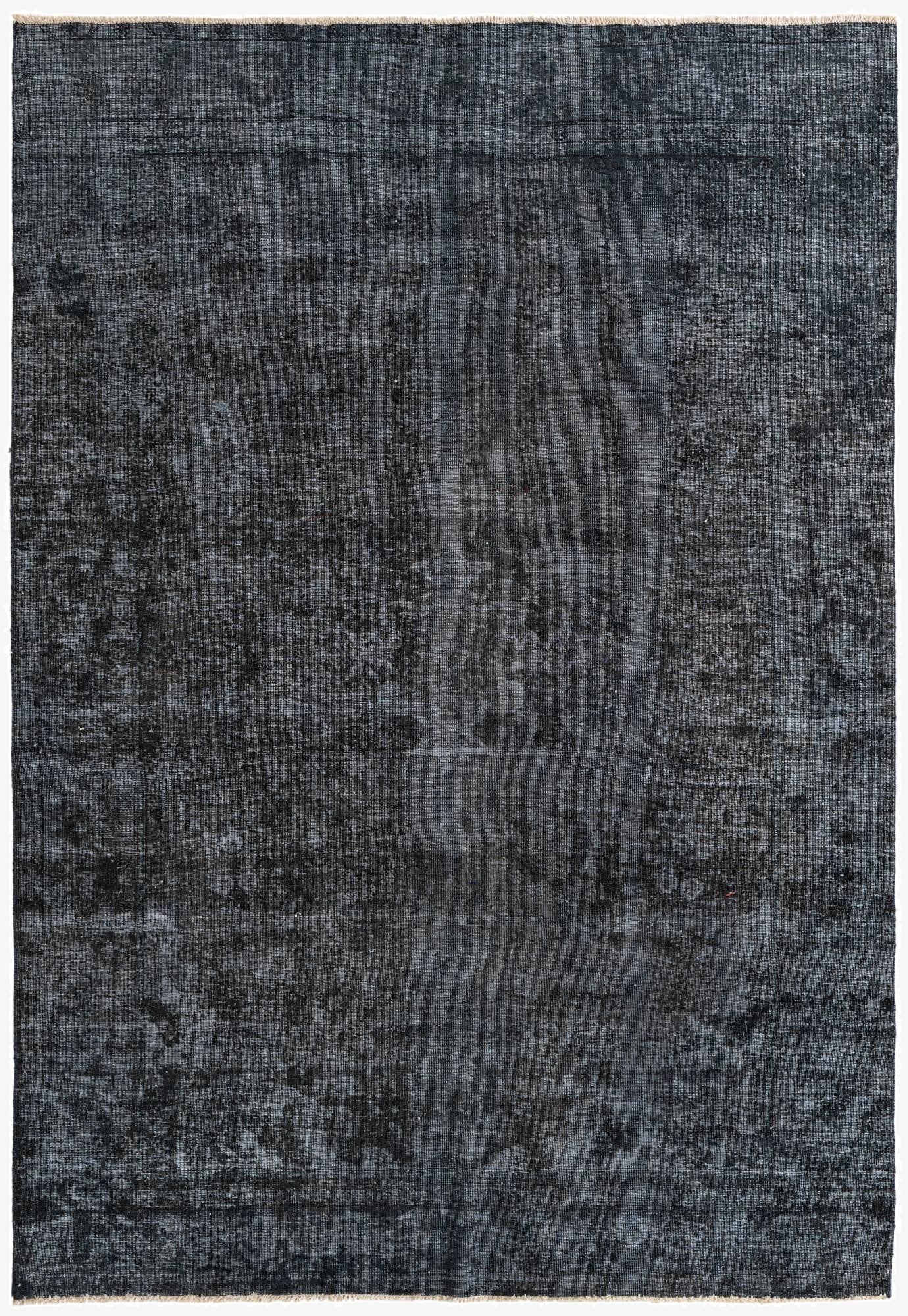  6' 8 x 9' 9  Hand Knotted Ultra Vintage Persian Wool Rug