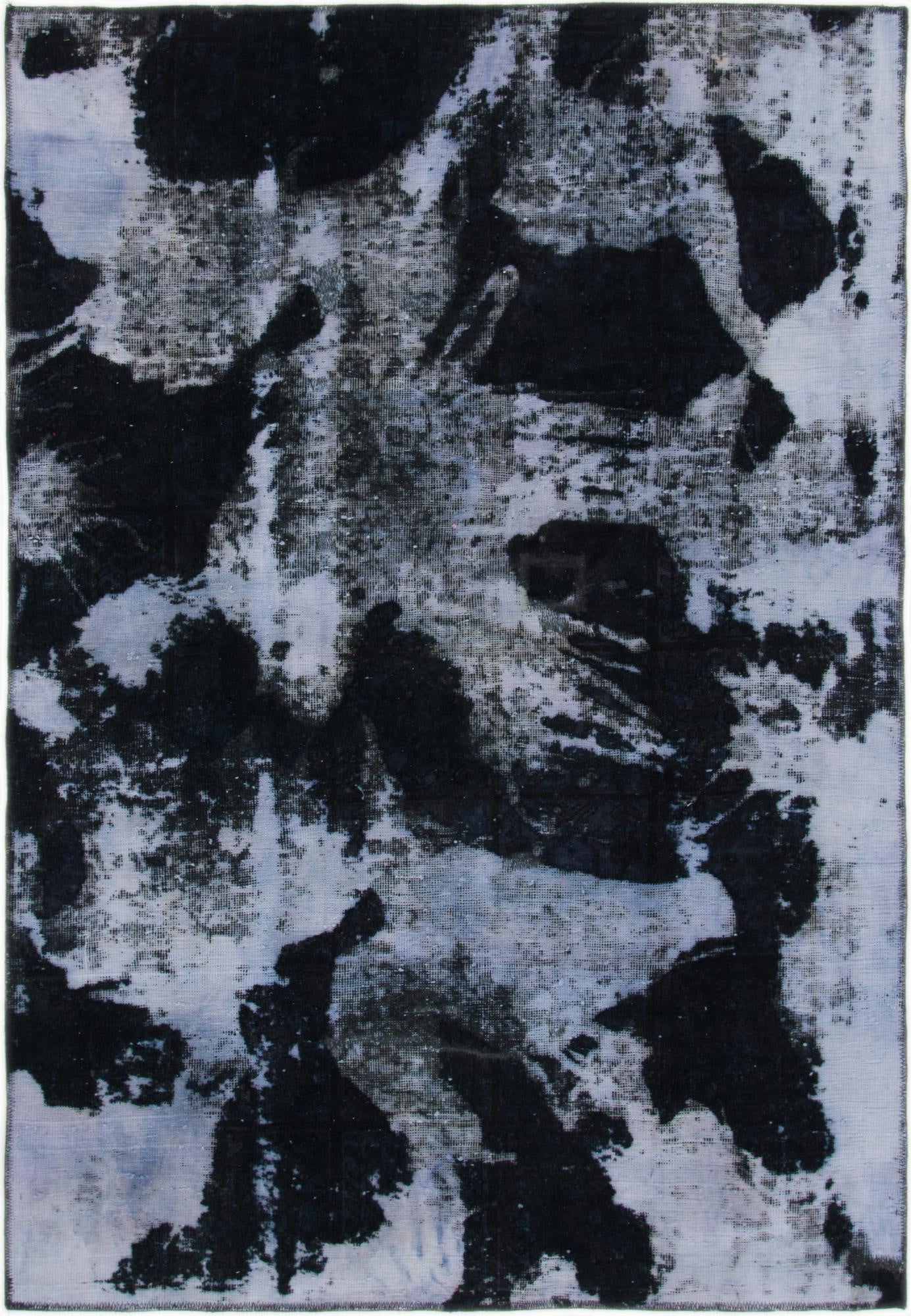  5' 4 x 7' 9  Hand Knotted Ultra Vintage Persian Wool Rug