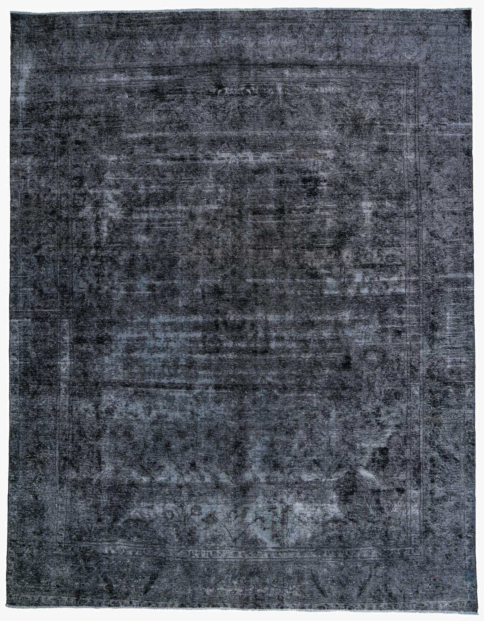  9' 9 x 12' 6  Hand Knotted Ultra Vintage Persian Wool Rug