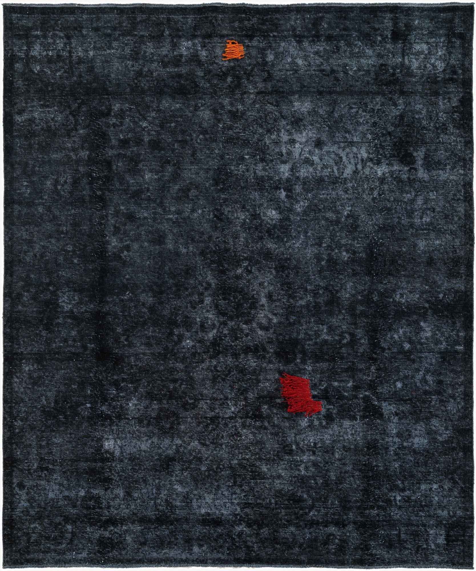  7' 1 x 8' 7  Hand Knotted Ultra Vintage Persian Wool Rug