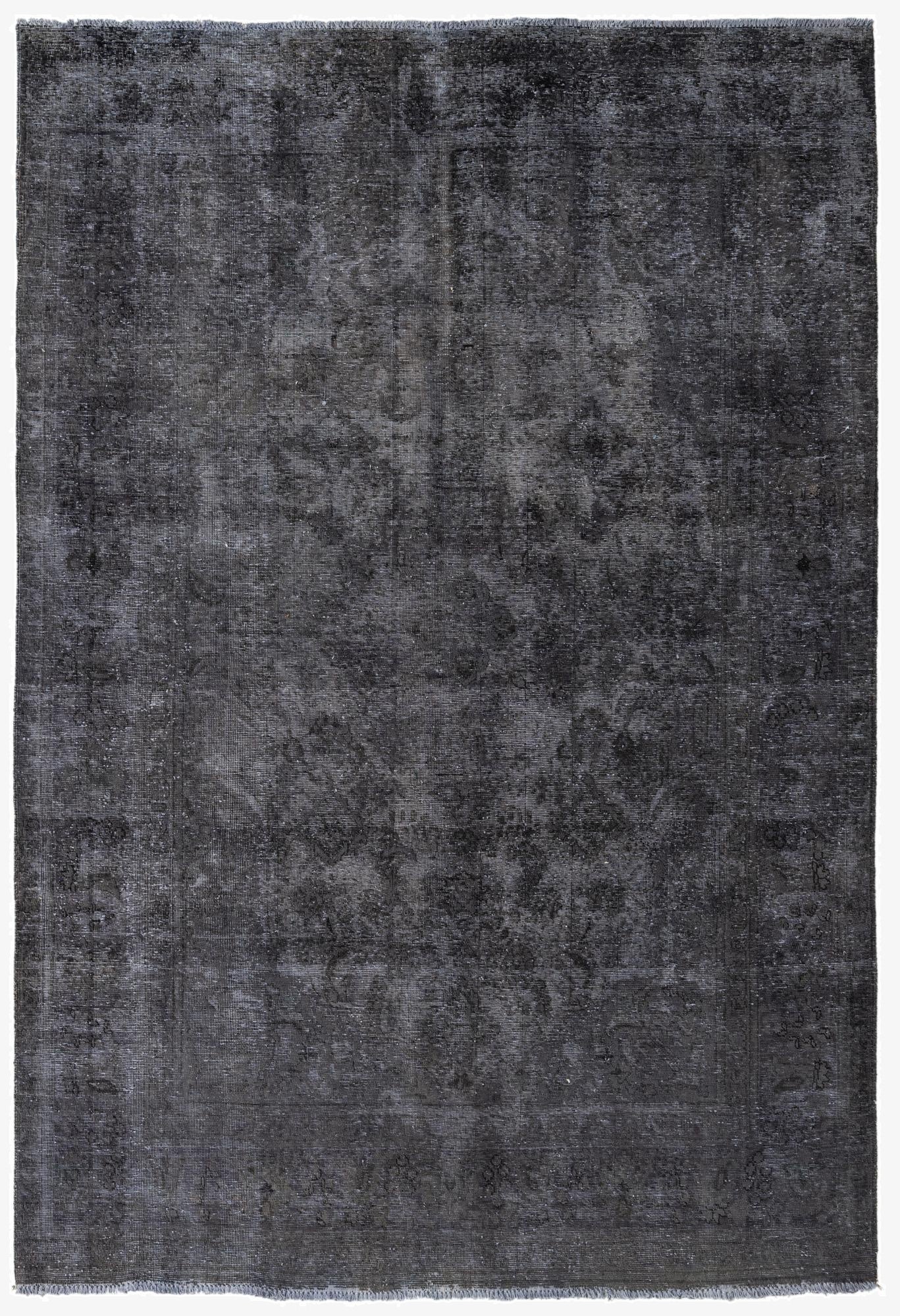  6' 6 x 9' 8  Hand Knotted Ultra Vintage Persian Wool Rug