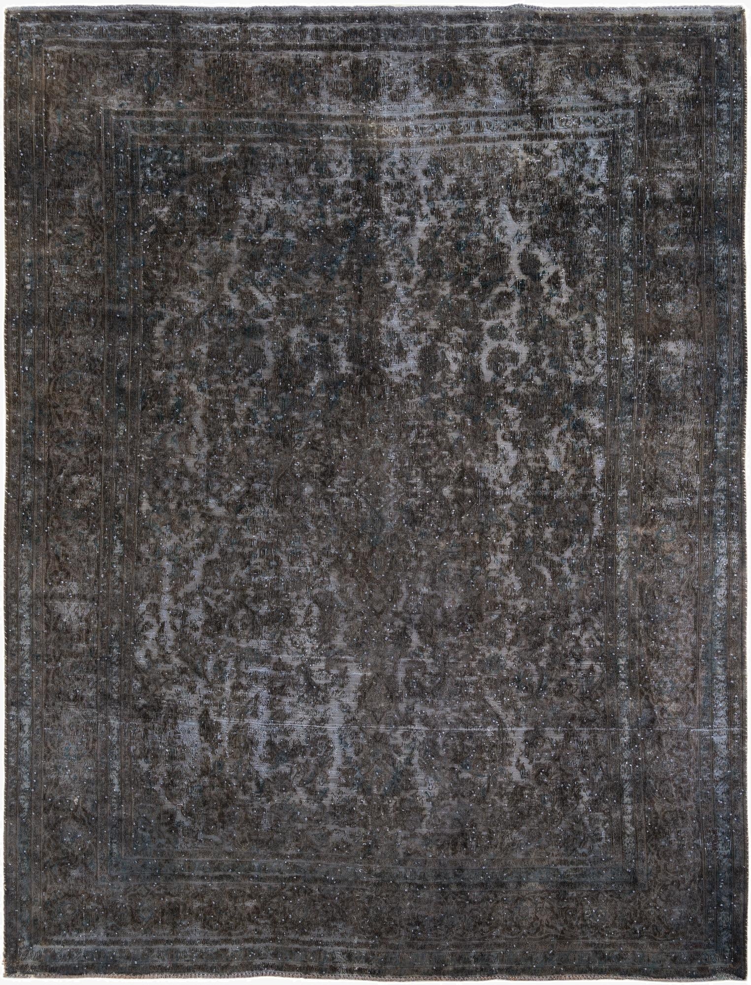  9' 6 x 12' 5  Hand Knotted Ultra Vintage Persian Wool Rug