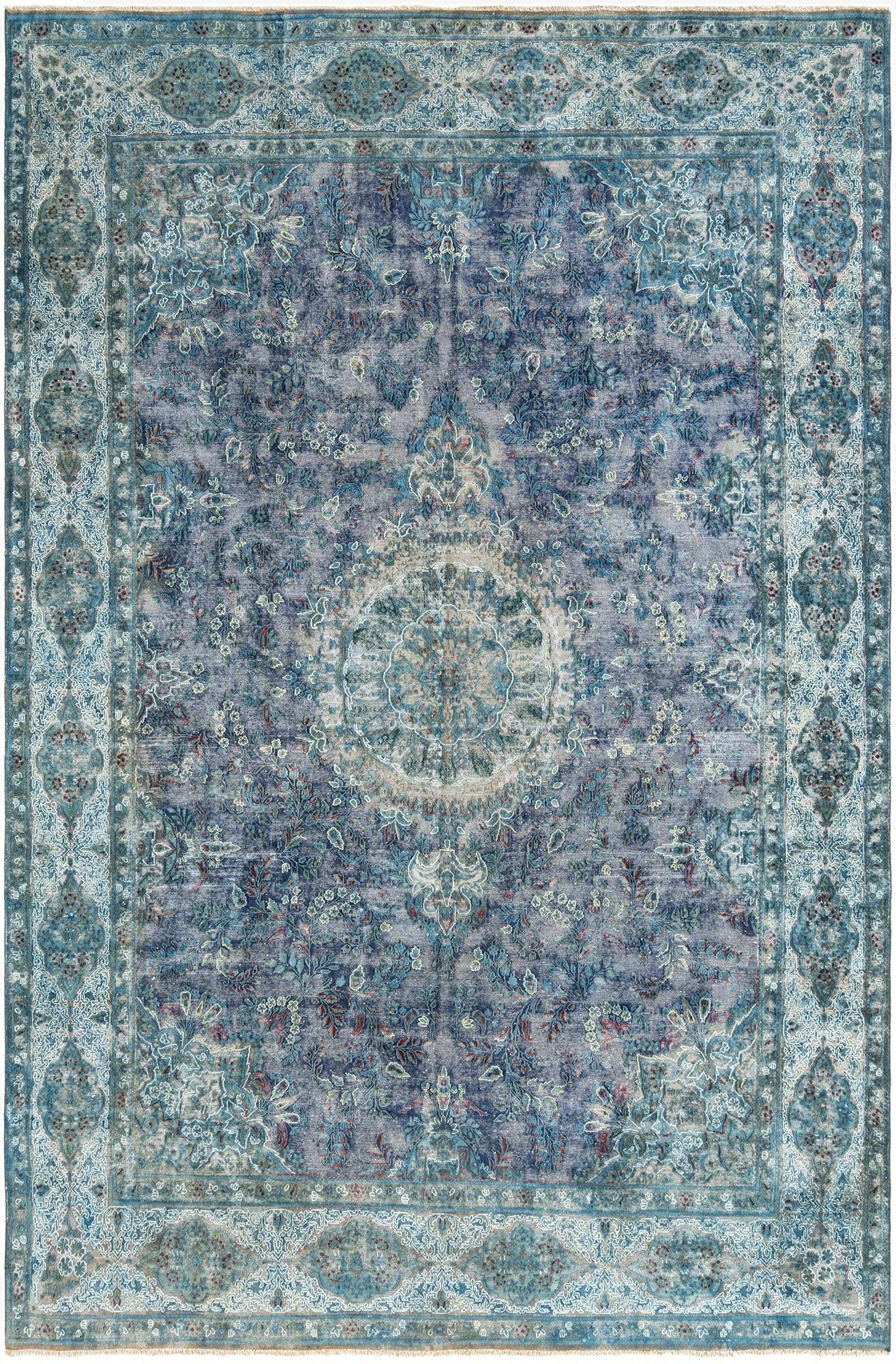  9' 5 x 14' 1 Vintage Royal Wool Rug