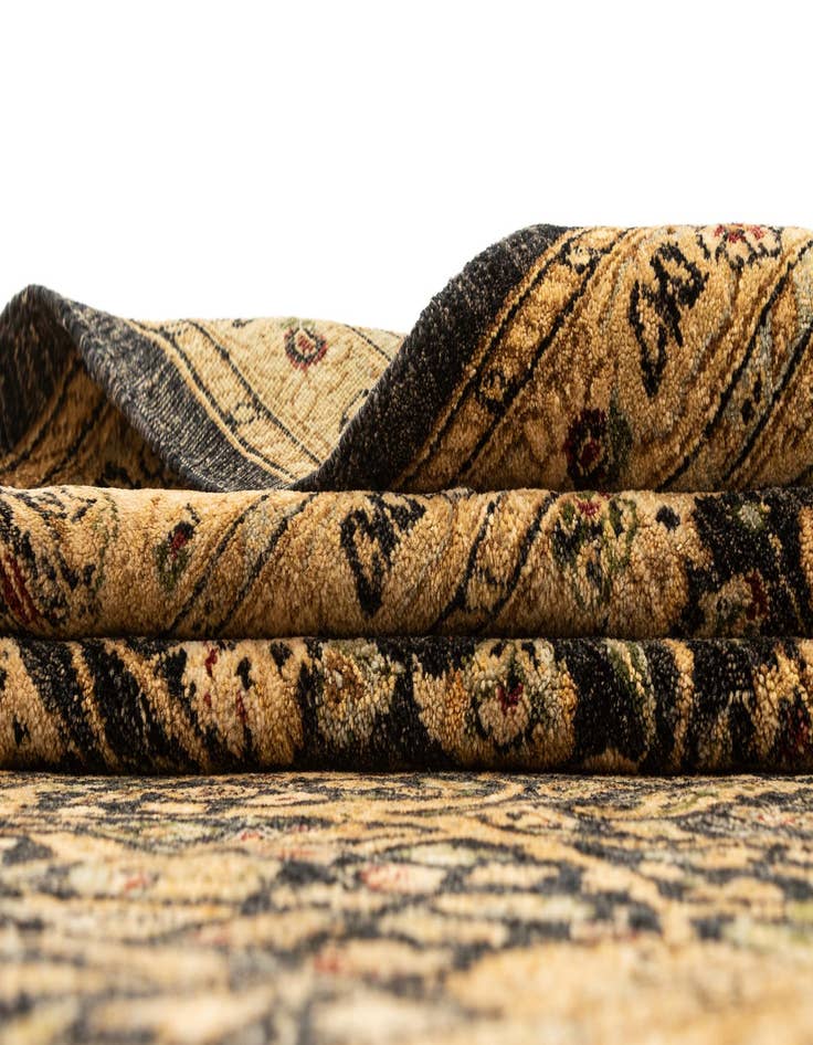 Detail image of  6' x 8' 9  Hand Knotted Ziegler Oriental Wool Rug