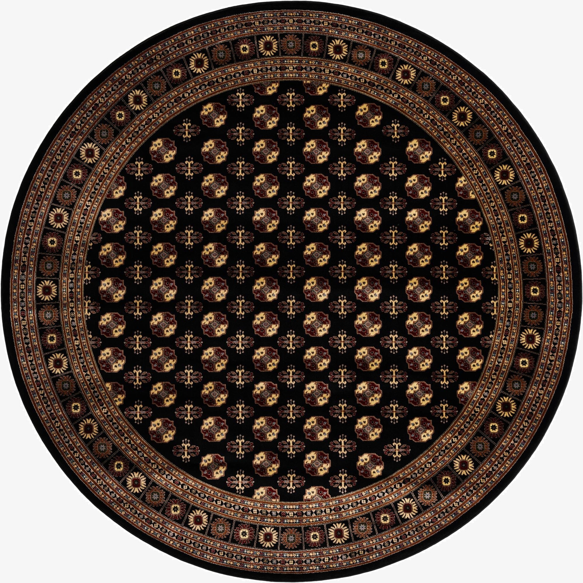  10' x 10' Bokhara Round Rug