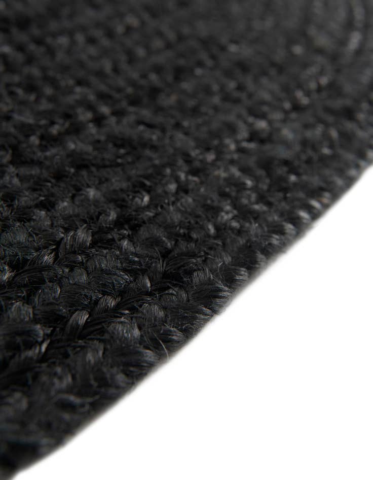 Detail image of  10' x 10'  Hand Braided Jute Round Rug