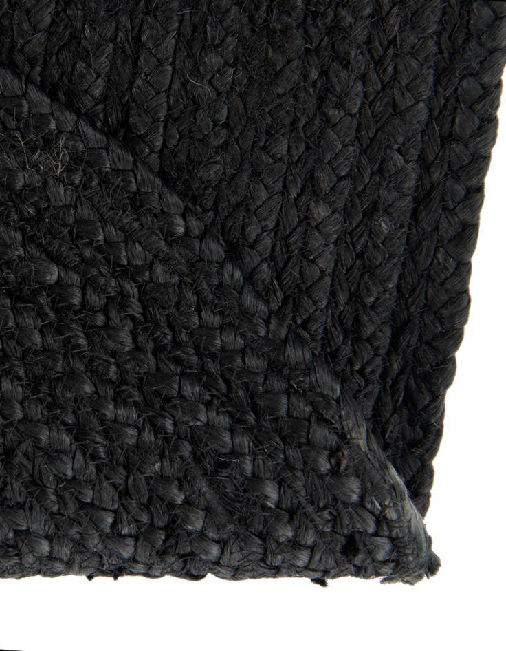 Detail image of  10' x 10'  Hand Braided Jute Round Rug