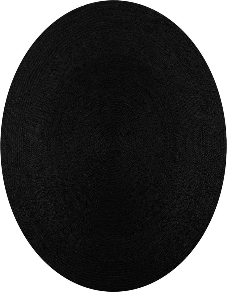 Detail image of  10' x 10'  Hand Braided Jute Round Rug