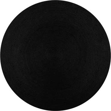  10' x 10'  Hand Braided Jute Round Rug