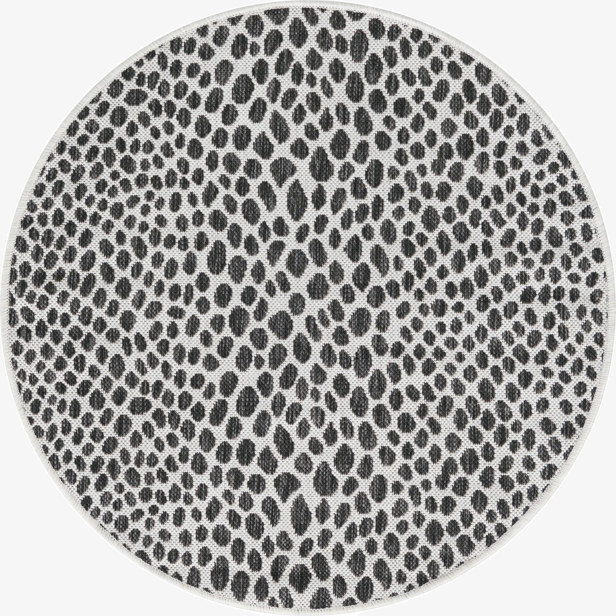  3' x 3'  Washable Jill Zarin Cape Town Indoor / Outdoor Round Rug