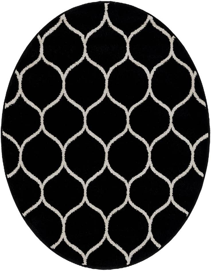 Detail image of  4' x 4' Lattice Frieze Round Rug