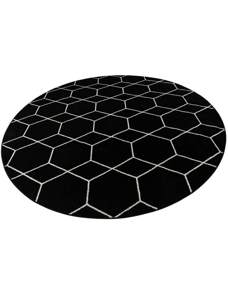 Detail image of  10' x 10' Lattice Frieze Round Rug