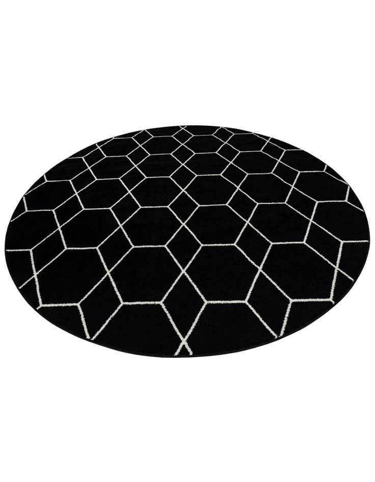 Detail image of  10' x 10' Lattice Frieze Round Rug