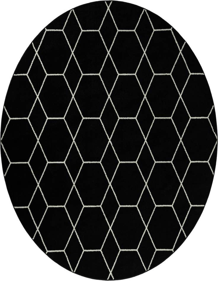 Detail image of  10' x 10' Lattice Frieze Round Rug
