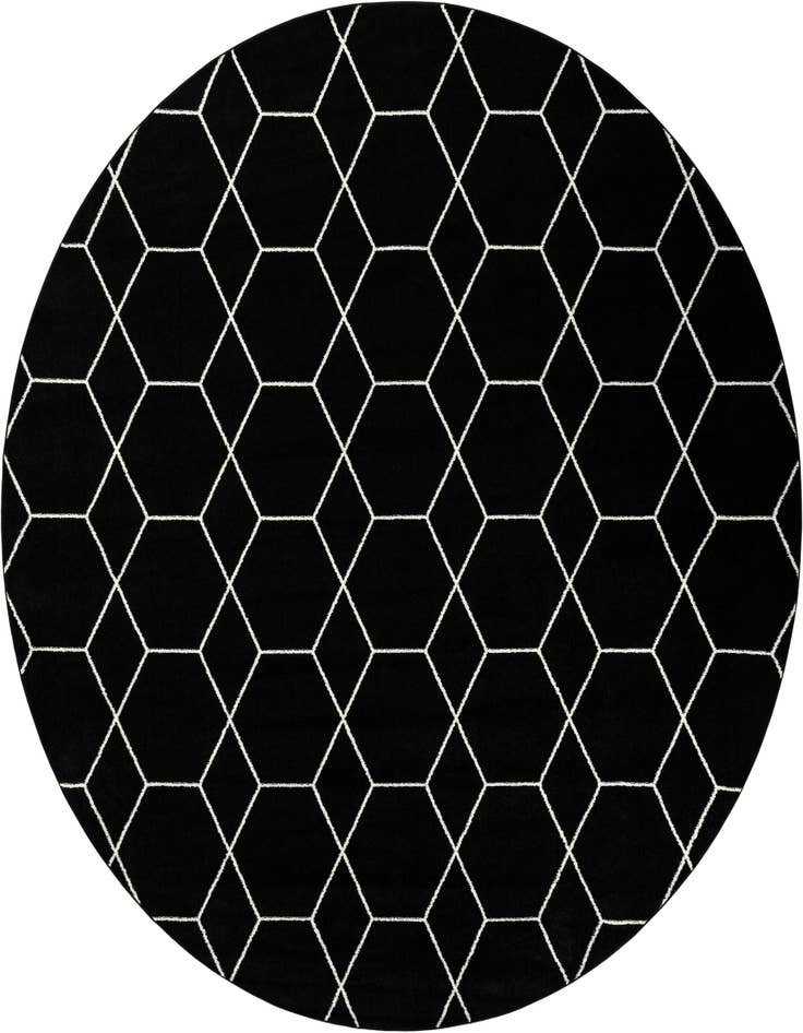 Detail image of  12' x 12' Lattice Frieze Round Rug