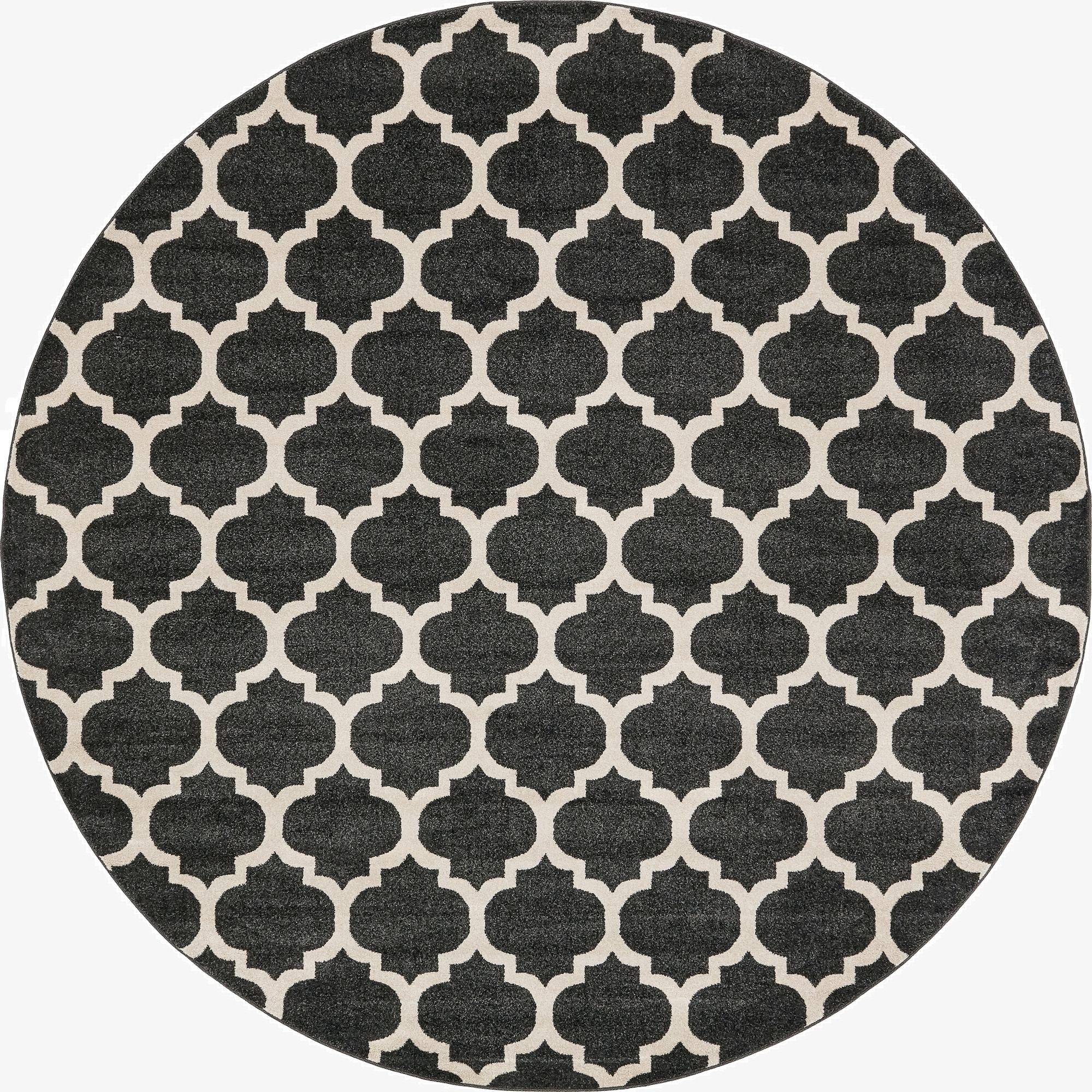  10' x 10' Lattice Round Rug