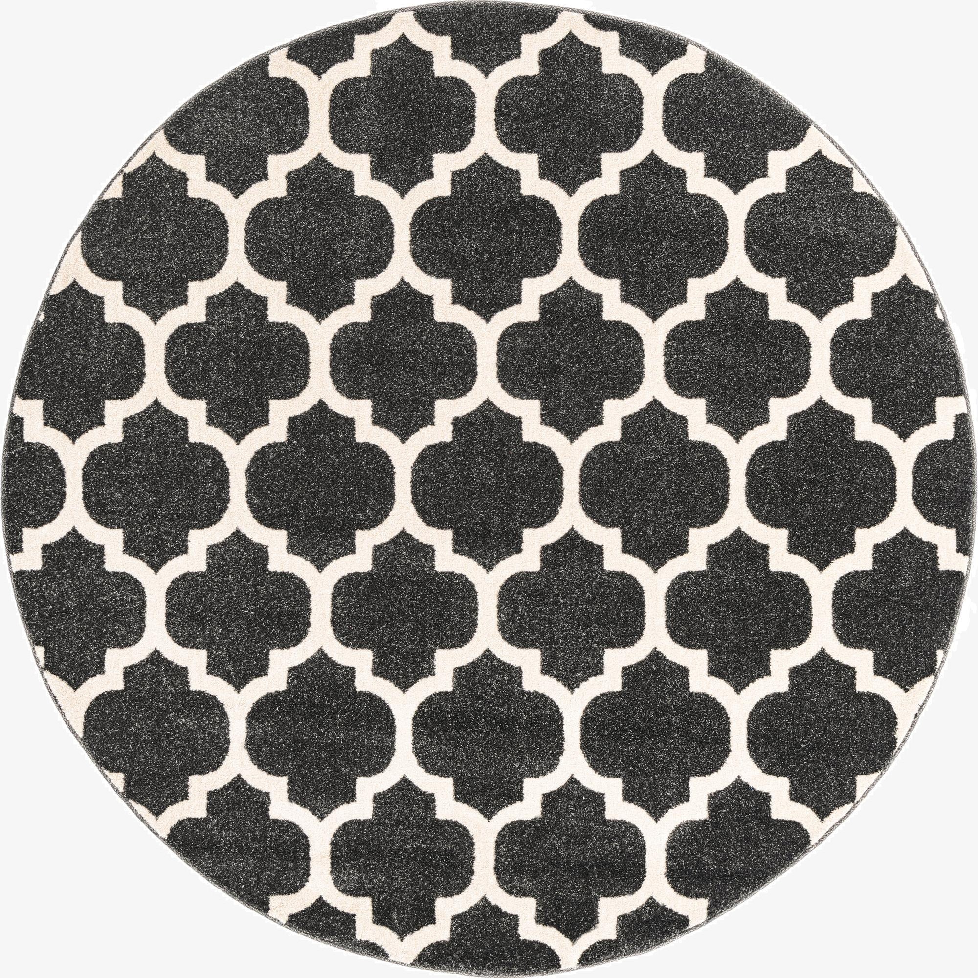  6' x 6' Lattice Round Rug