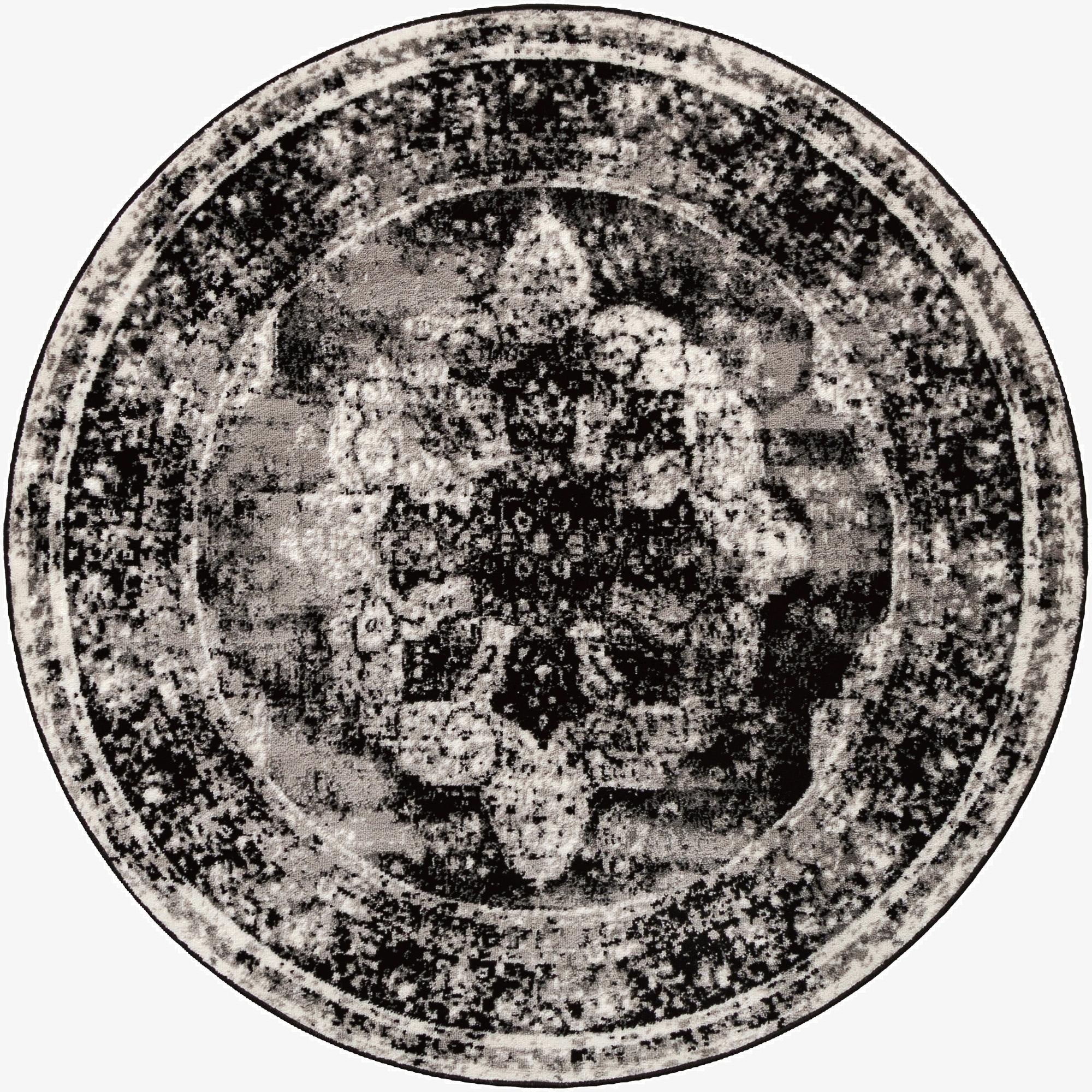  5' 3 x 5' 3 Monte Carlo Round Rug