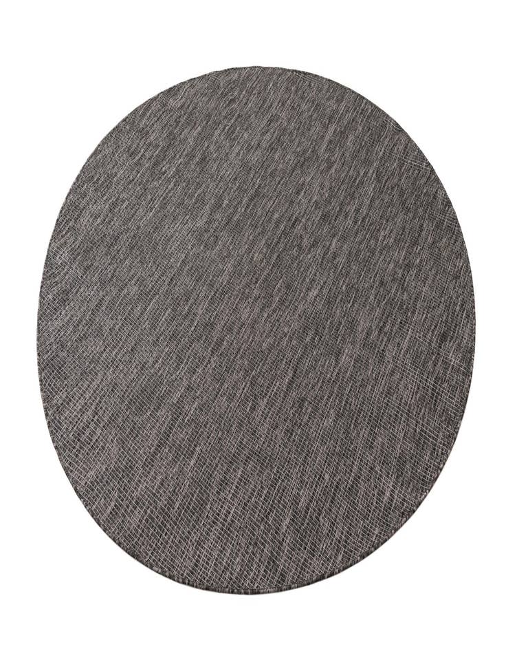 Detail image of  6' 1 x 6' 1  Washable Solid Indoor / Outdoor Round Rug