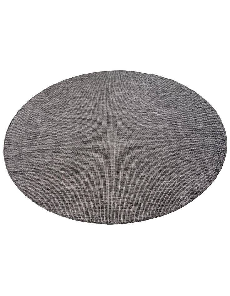 Detail image of  7' 10 x 7' 10  Washable Solid Indoor / Outdoor Round Rug