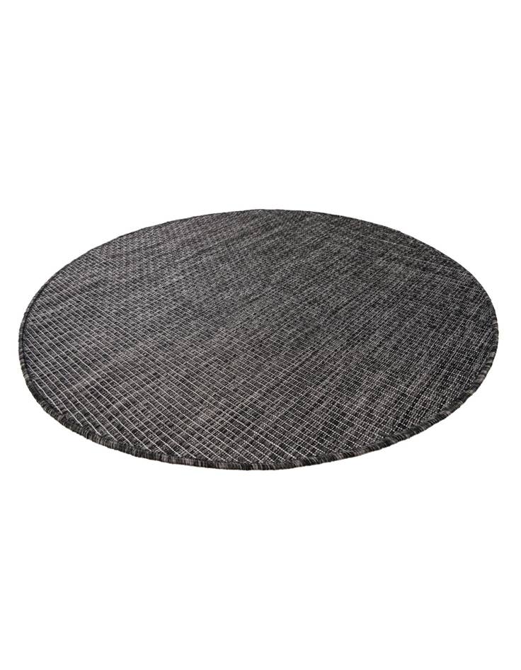 Detail image of  3' x 3'  Washable Solid Indoor / Outdoor Round Rug