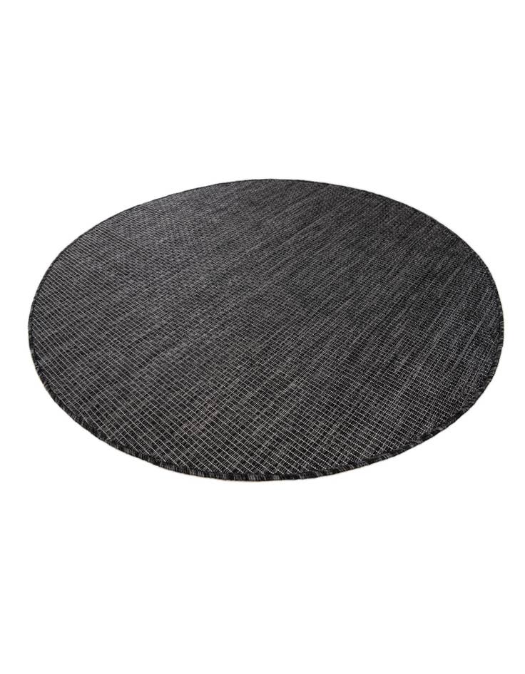 Detail image of  4' x 4'  Washable Solid Indoor / Outdoor Round Rug