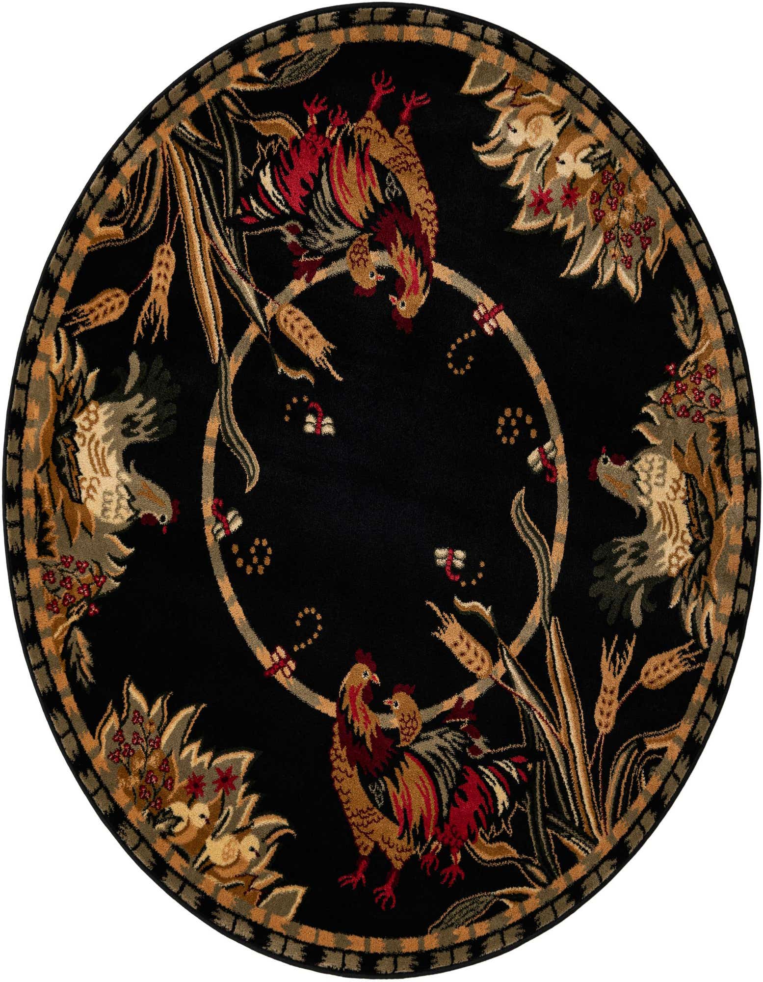 Primary image  6' x 6' Pastoral Round Rug