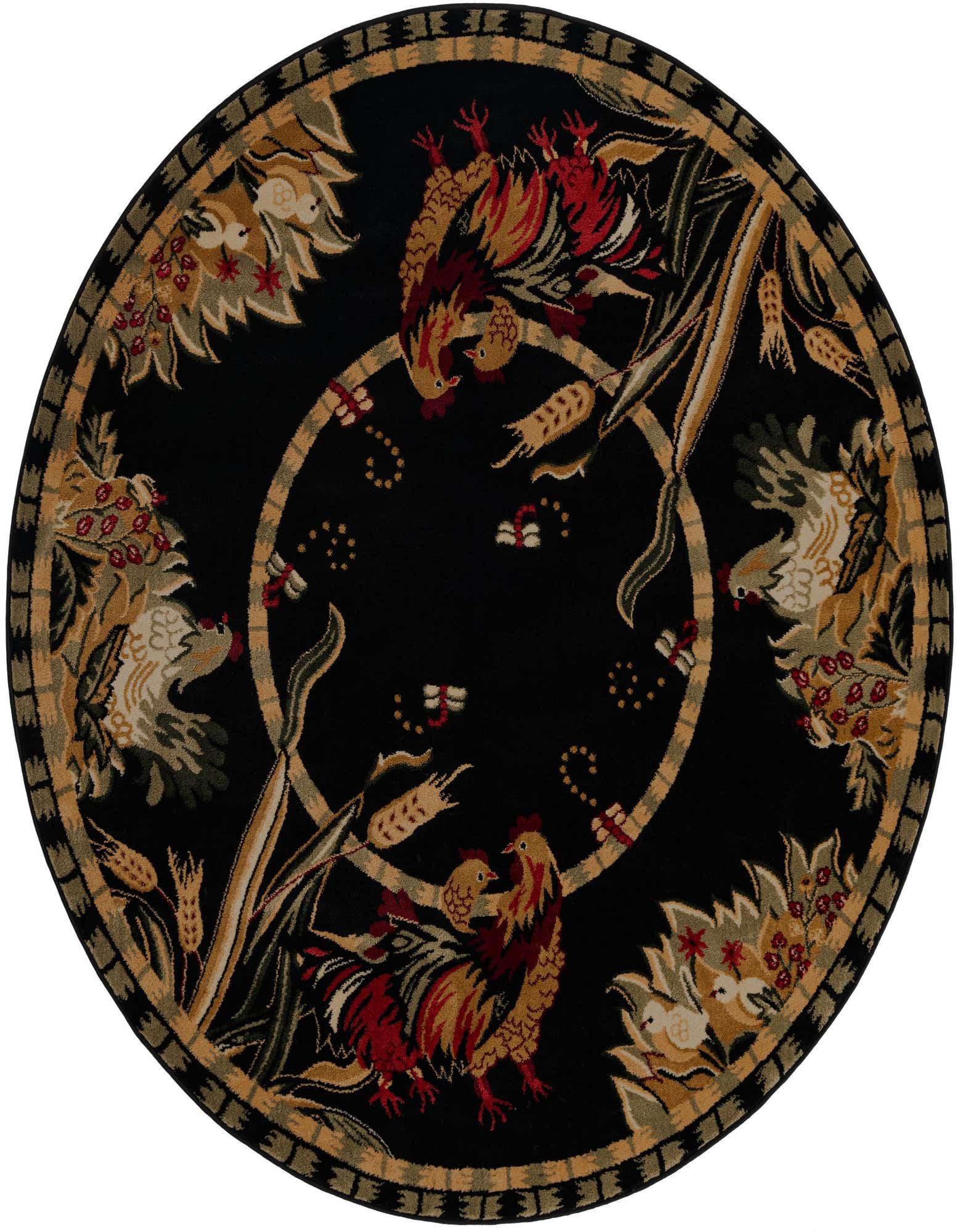 Primary image  7' x 7' Pastoral Round Rug