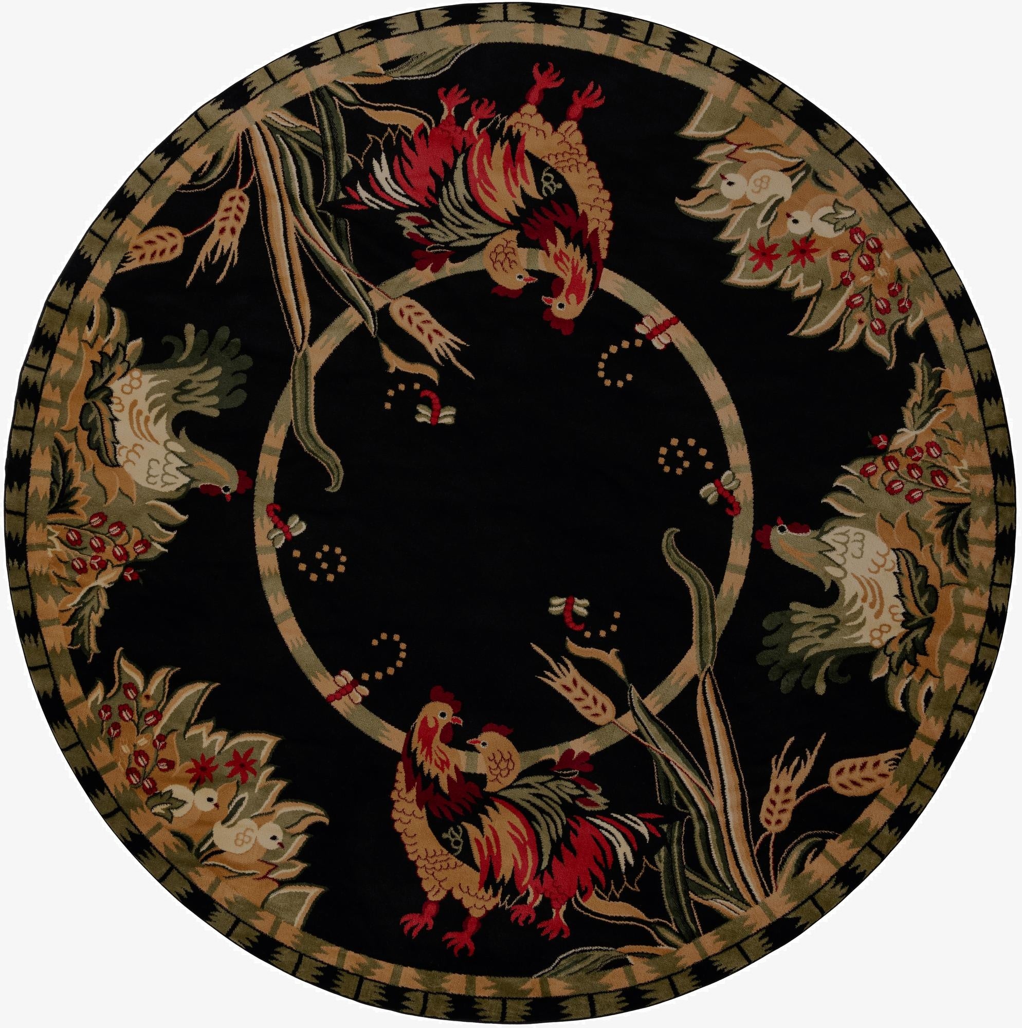  10' x 10' Pastoral Round Rug