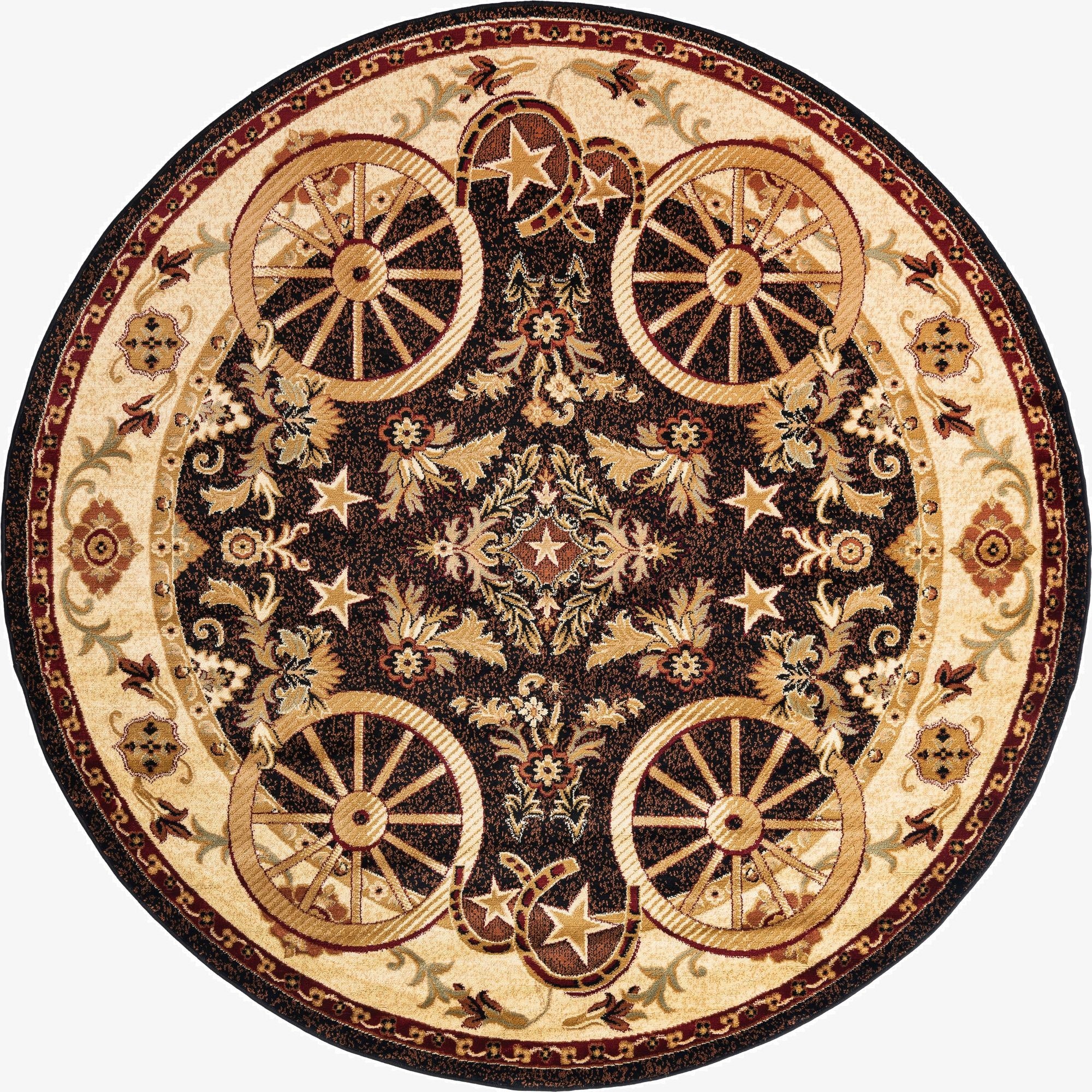  7' 10 x 7' 10 Pioneer Round Rug