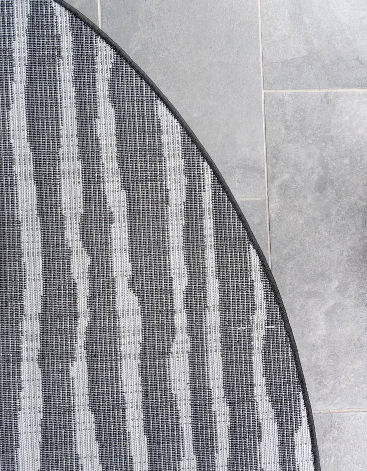 Detail image of  8' x 8'  Washable Sabrina Soto Ola Indoor / Outdoor Round Rug