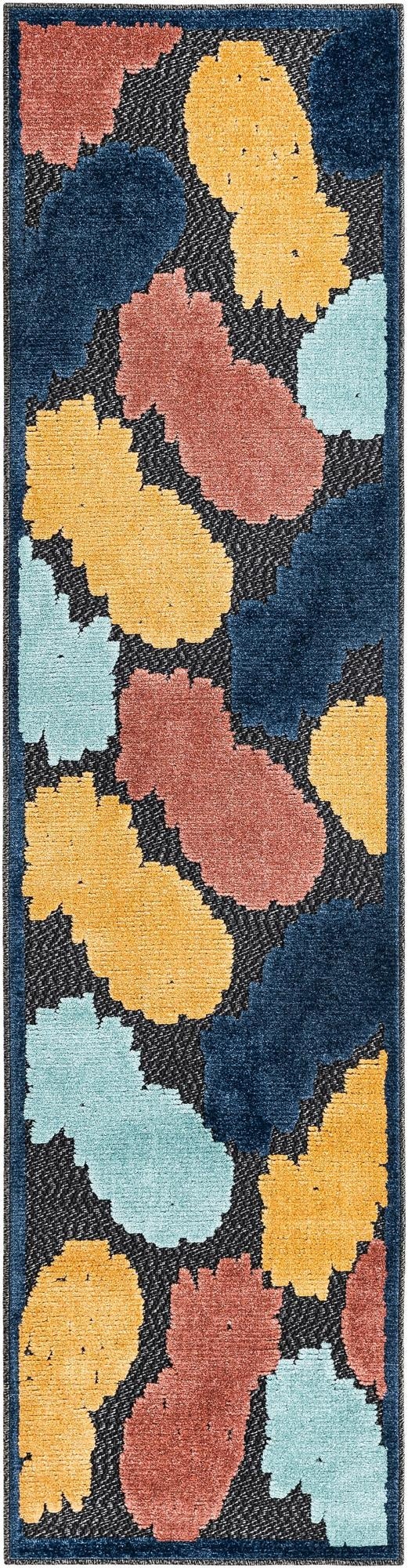  2' x 8'  Washable Belize Indoor / Outdoor Runner Rug