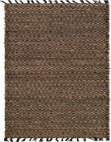 Detail image of  2' 2 x 12'  Hand Woven Braided Jute Runner Rug