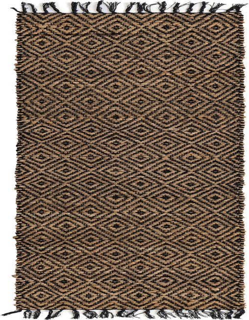 Detail image of  2' 2 x 8'  Hand Woven Braided Jute Runner Rug