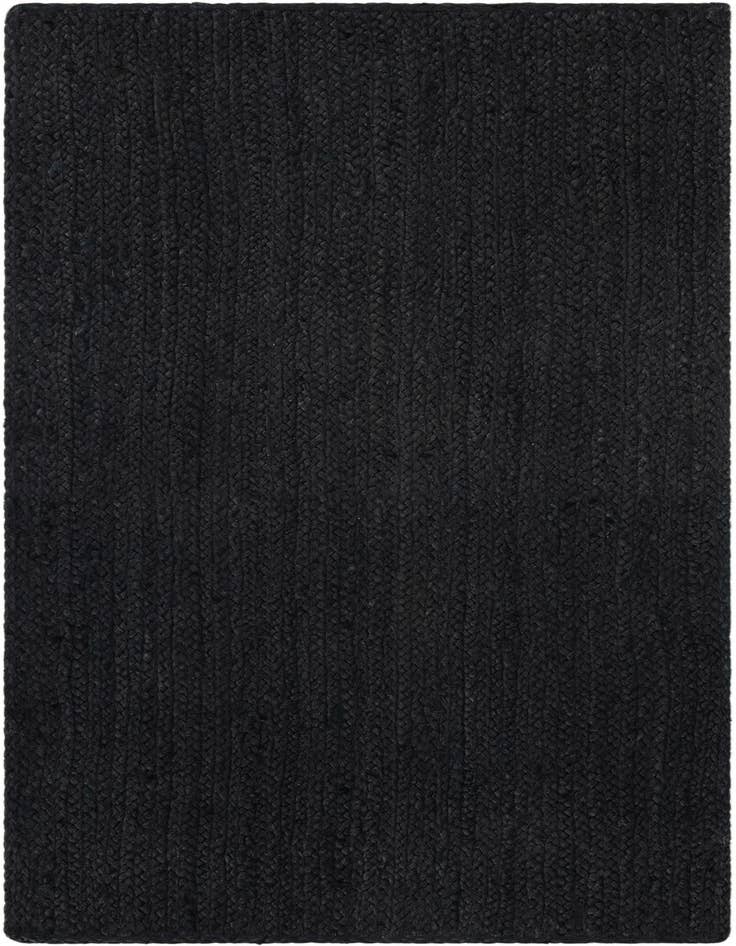 Detail image of  2' x 4' 1  Hand Braided Jute Runner Rug