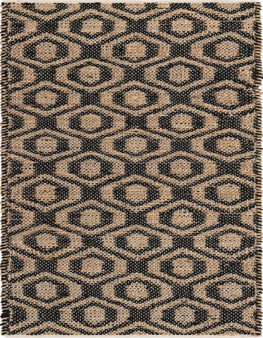 Primary image  2' 8 x 9'  Hand Woven Chindi Jute Runner Rug